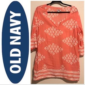 Old Navy Coral Tunic - XL